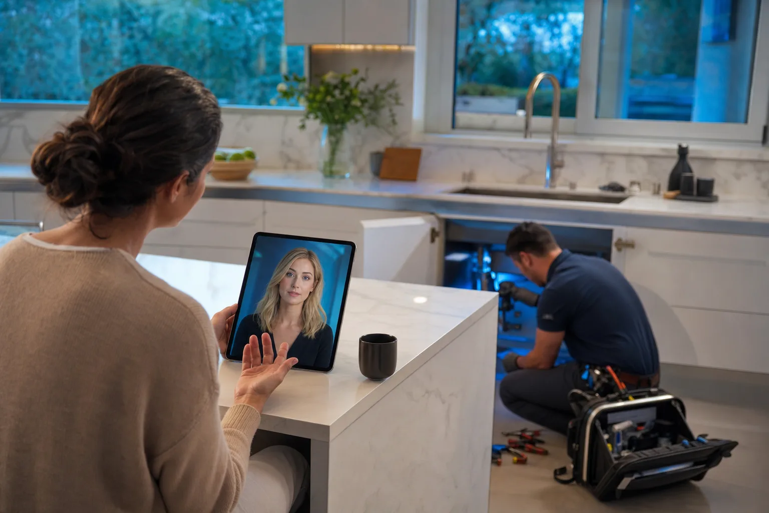 Home services visual AI concierge use case